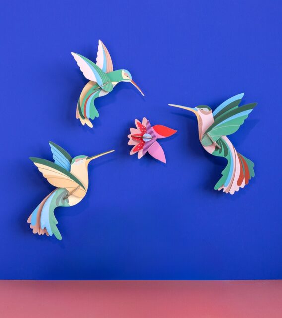 Meet our newest spring addition: three graceful hummingbirds that bring the charm of spring straight into your living room.